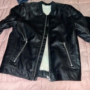 Boys leather jacket